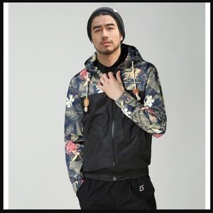 Qing Yuan Shui Men's Windbreaker Jacket